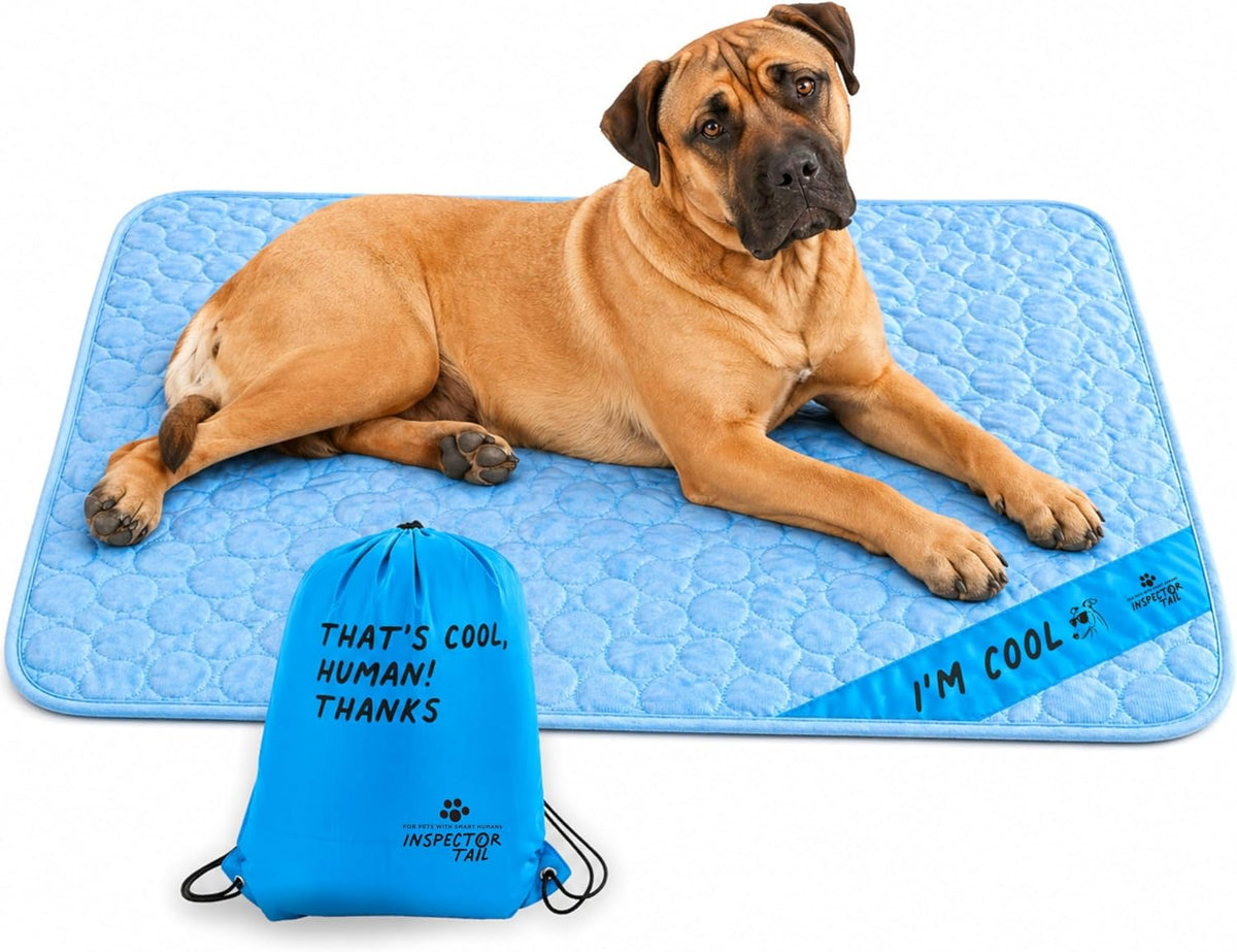 inspector tail dog cooling mat, indoor & outdoor, main product view