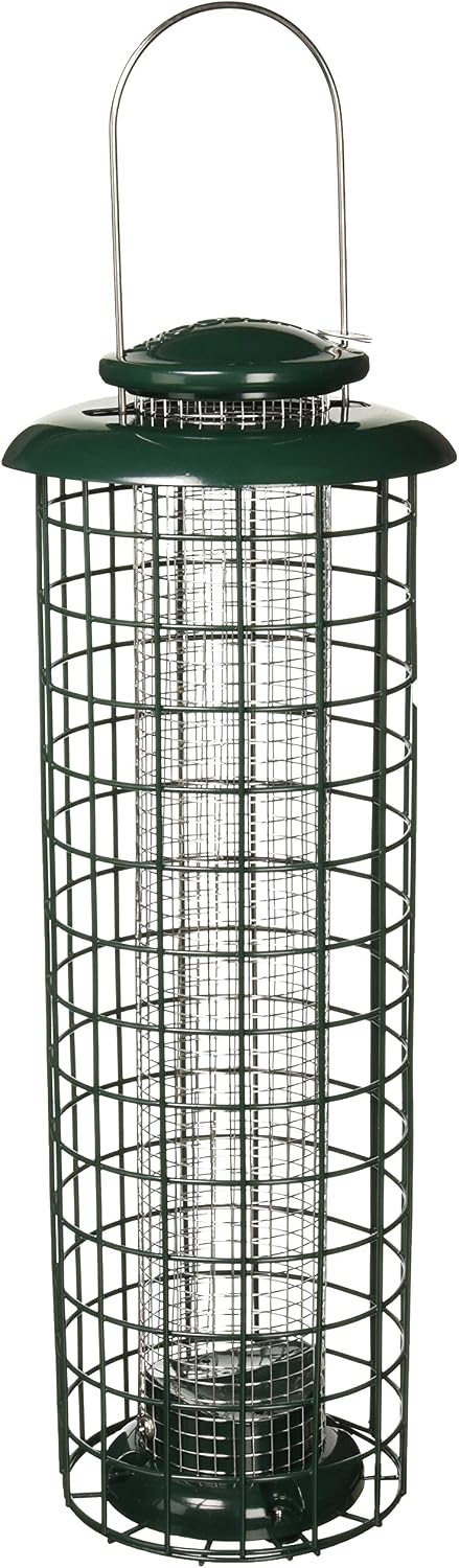 woodlink wlcmesh caged screen black oil sunflower feeder, main product view