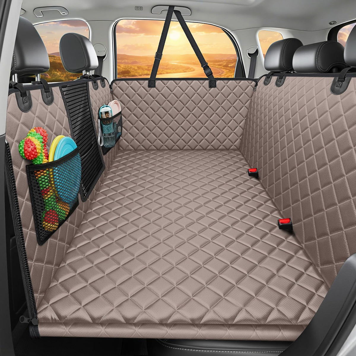 urpower back seat extender for dogs, large hard, main product view