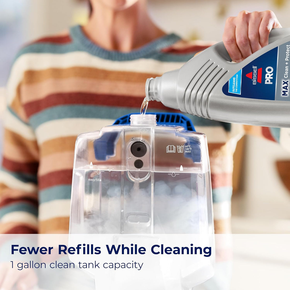 bissell turboclean pet xl upright carpet cleaner, 3746 showing dimensions