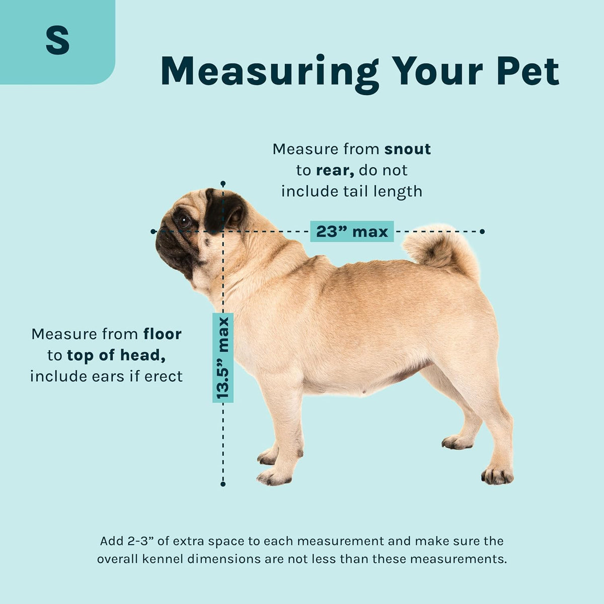 sportpet 26” small front load hard sided pet, side view