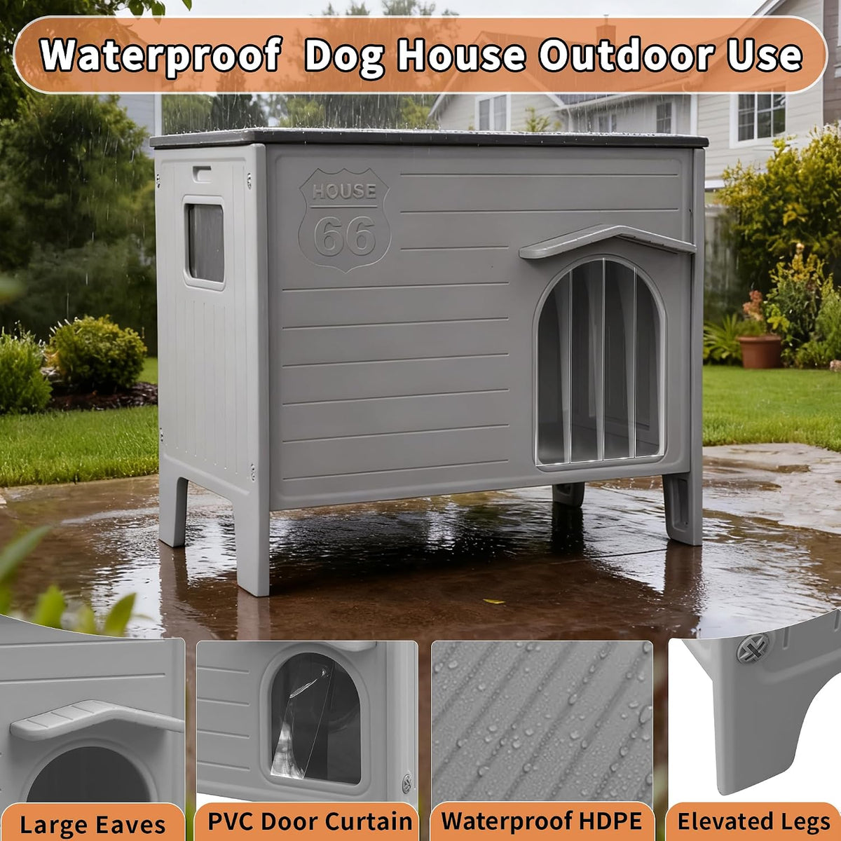 heated dog house for outside, outdoor indoor dog, package contents
