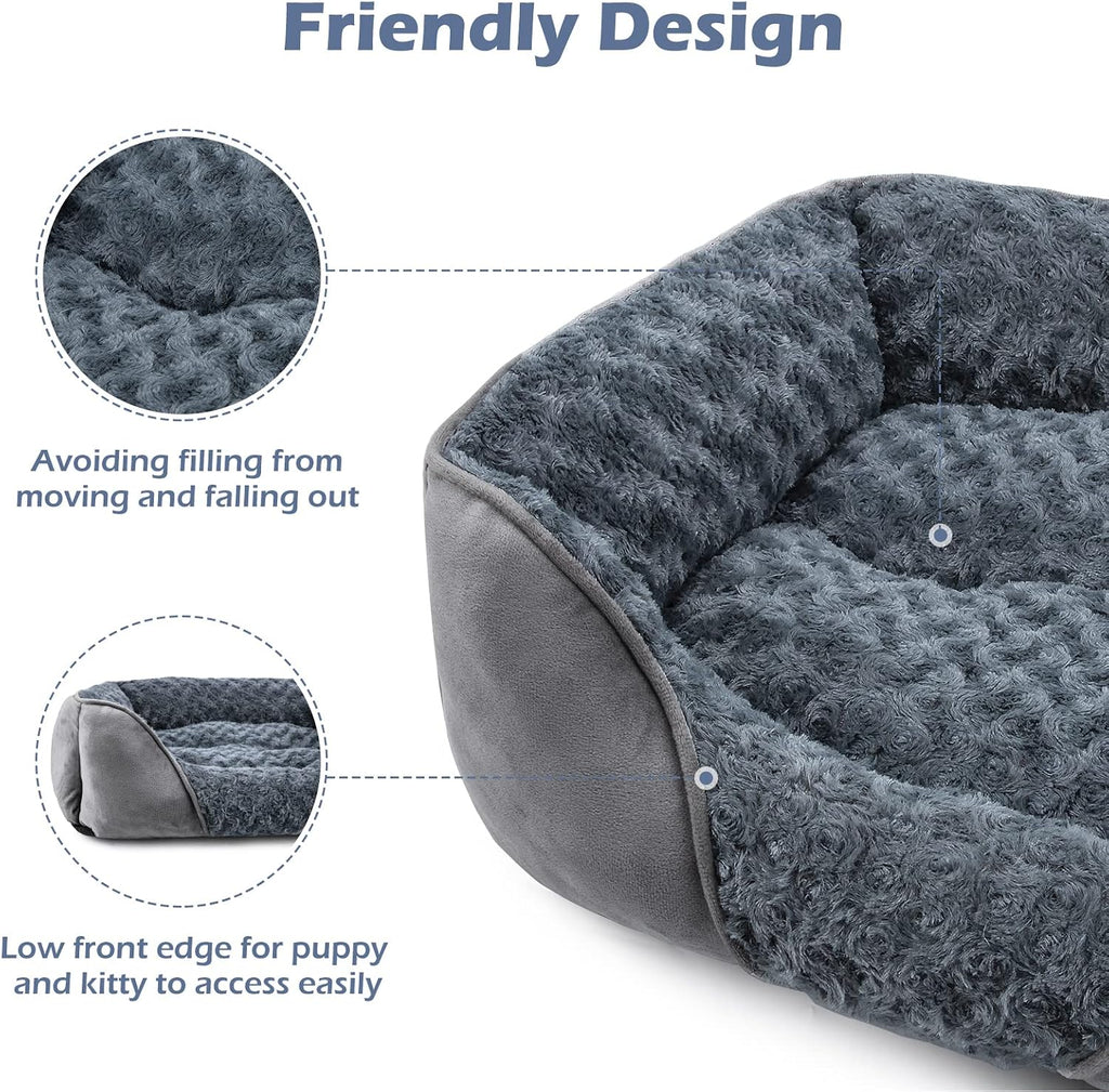 invenho large dog bed for large medium small showing dimensions