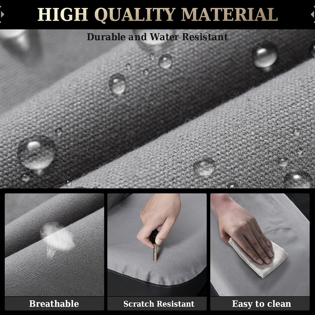 coverado car seat covers front, canvas universal seat, side view