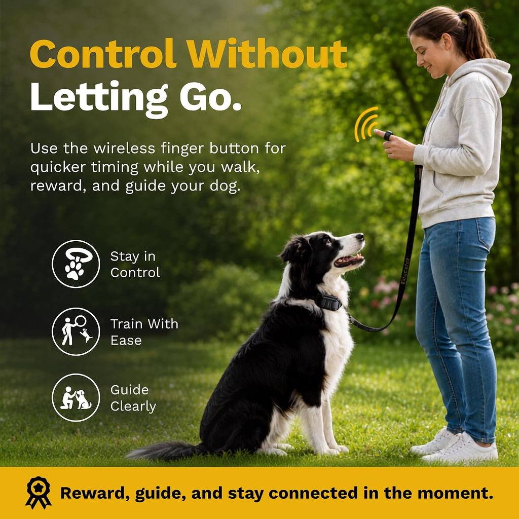 educator ft-330 finger trainer e collar for dog, side view