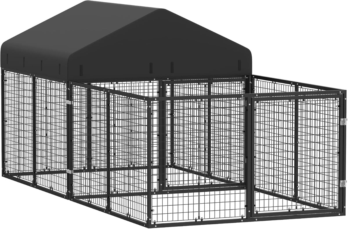 outdoor dog kennel with dog fence for medium/small on a desk or shelf