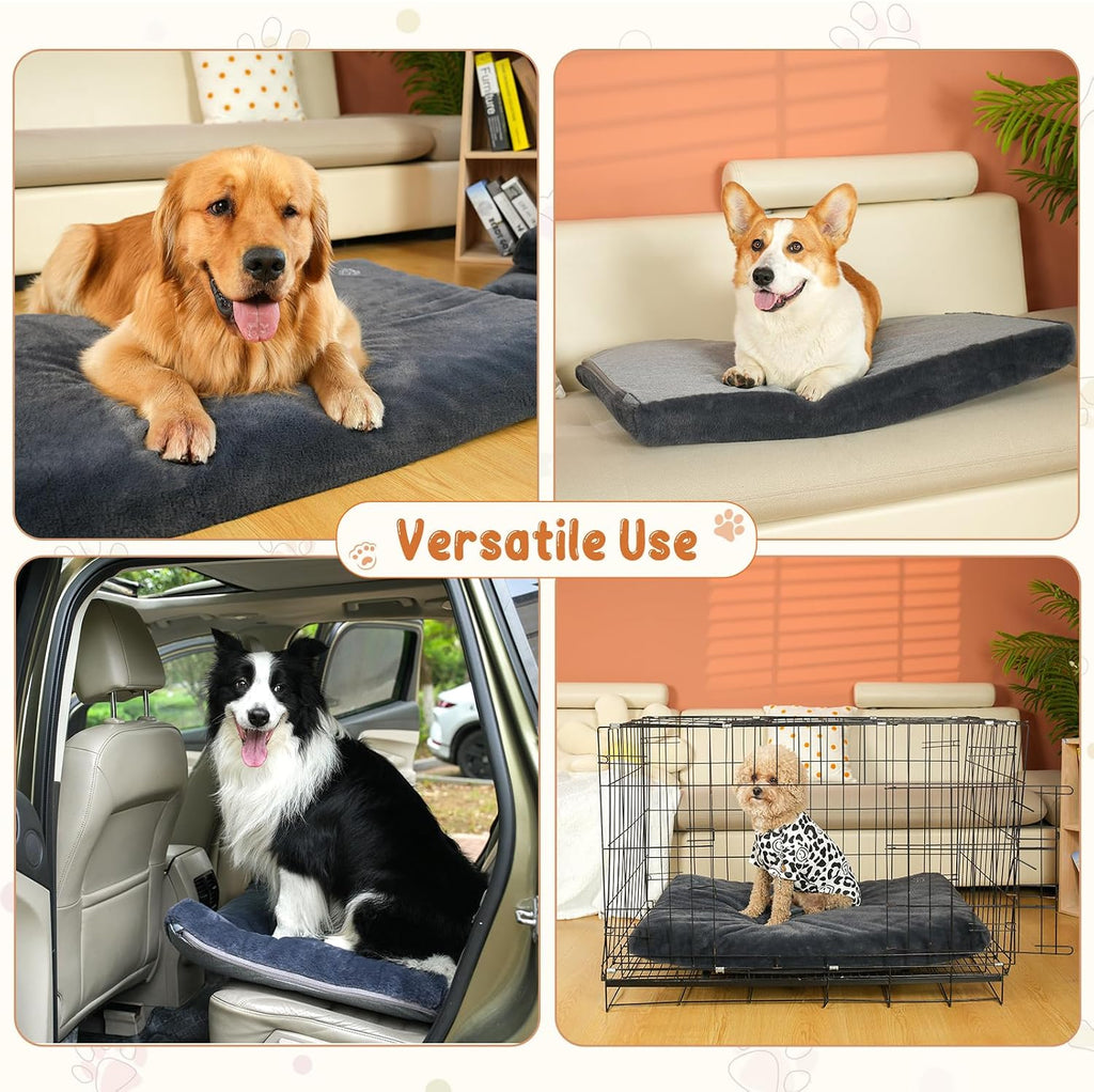 empsign dog bed mat crate pad mattress, ultra on a desk or shelf