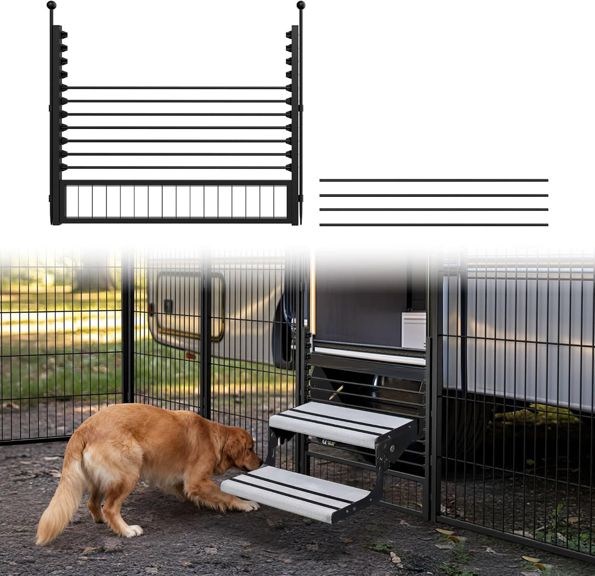 fxw rv step grid, dog barrier for rv, main product view