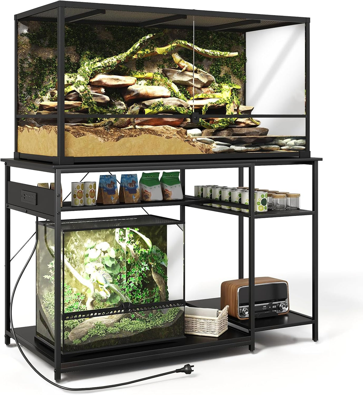 120 gallon fish tank stand with power outlets, main product view