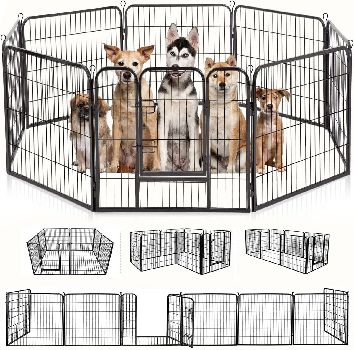 bestpet | dog playpen | 32", 8 panels, main product view