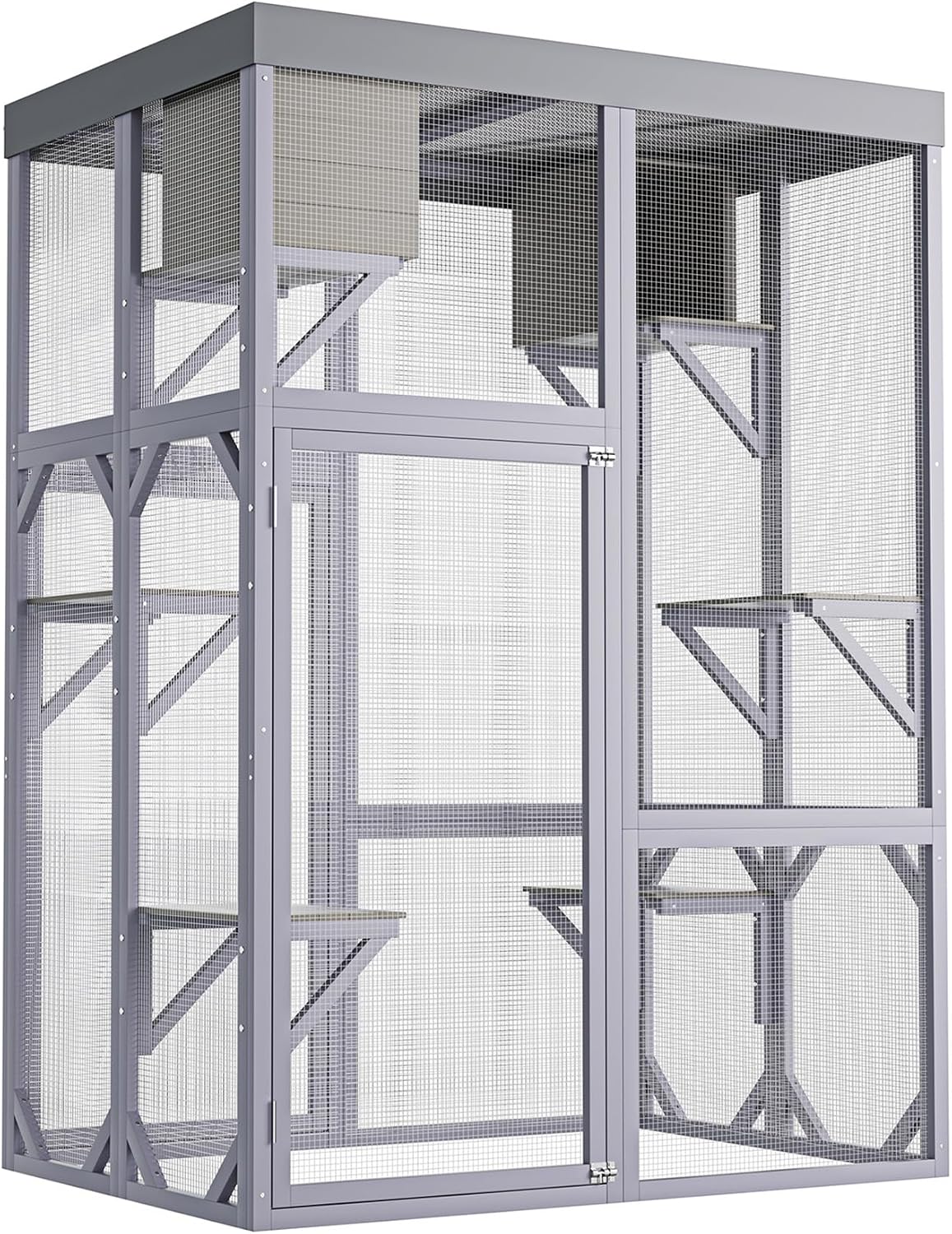 yopto outdoor cat house,70" catio outdoor cat enclosure, view 10