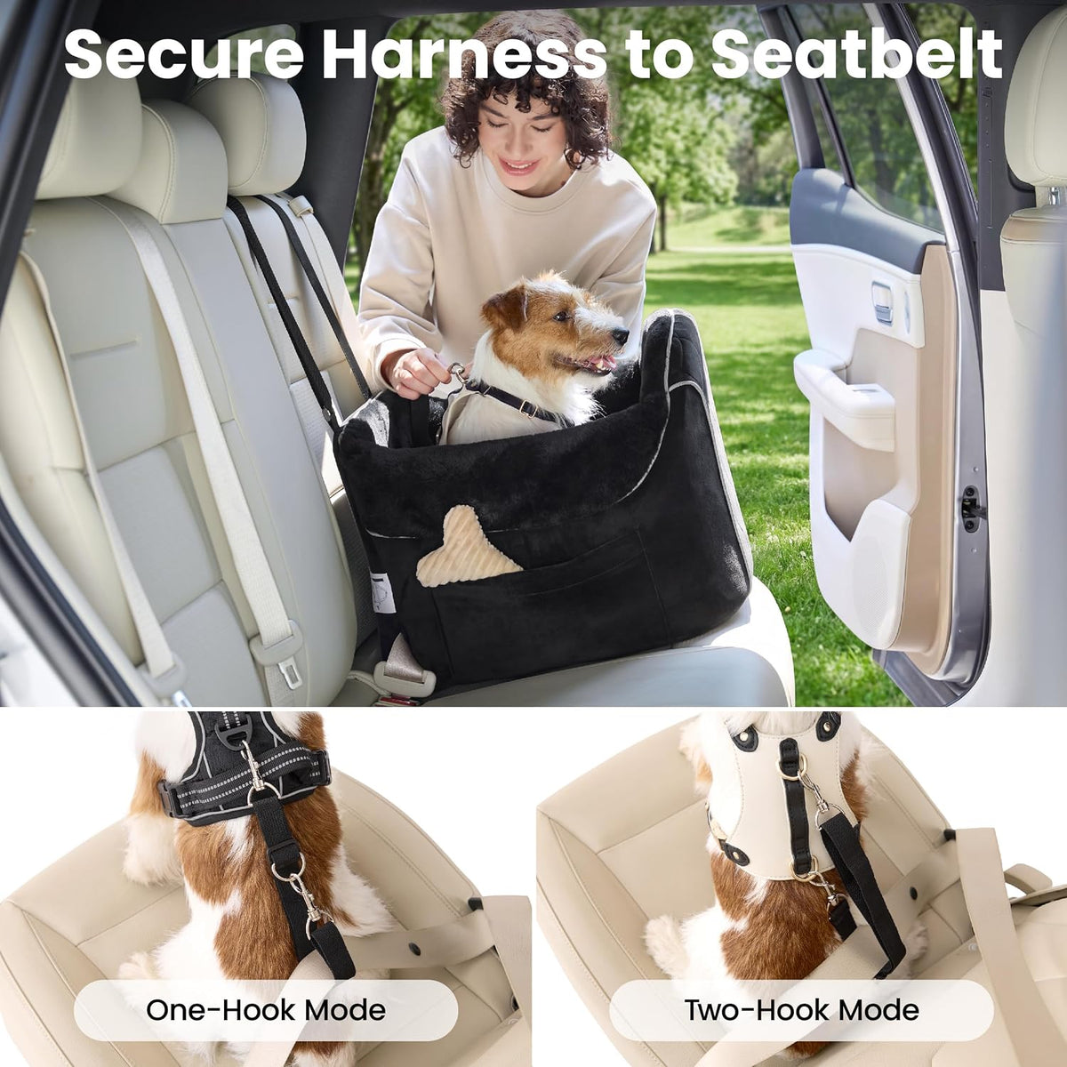 lesure dog car seats for small dogs,safety pet showing dimensions