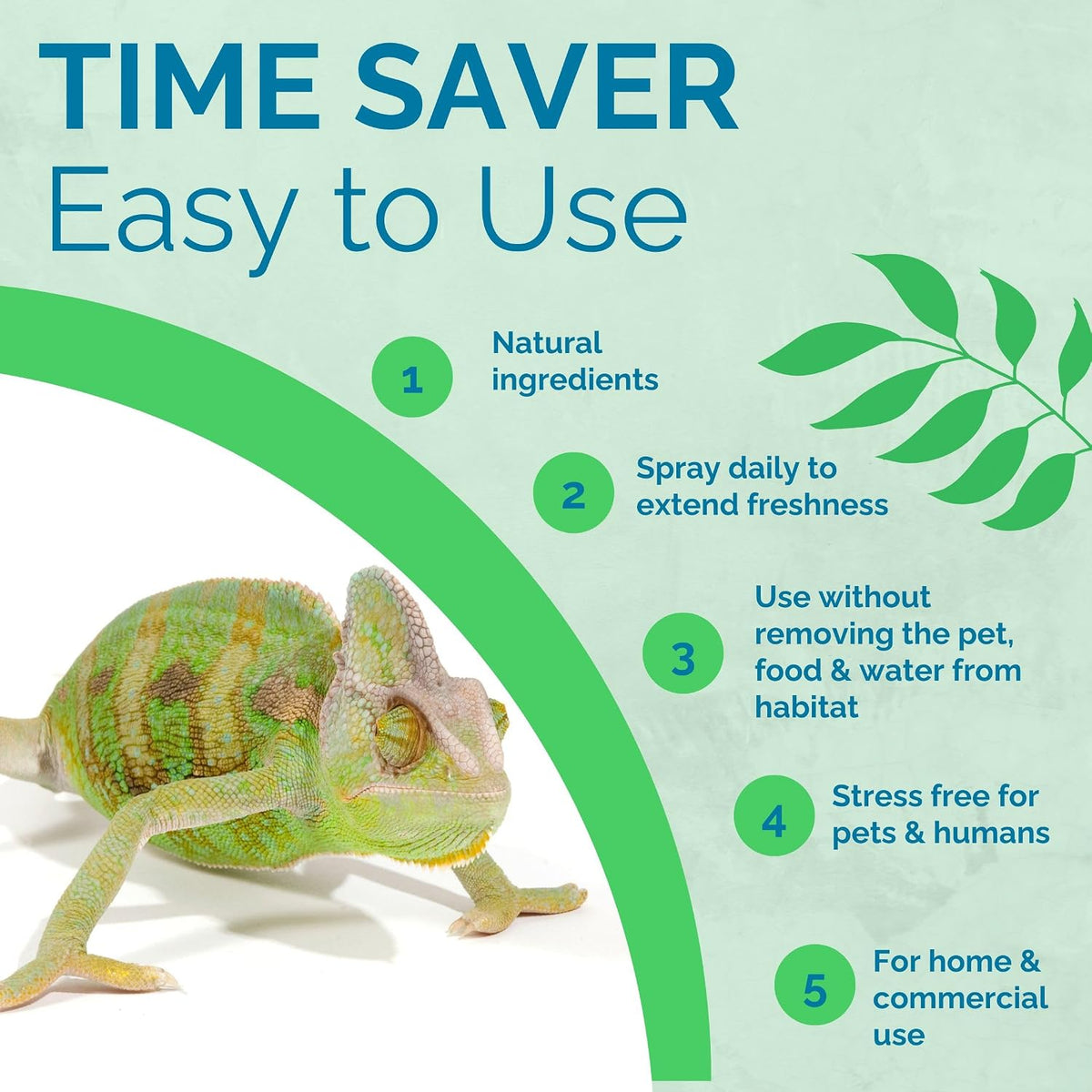 no scent reptile tank cleaner spray & pet, close-up detail