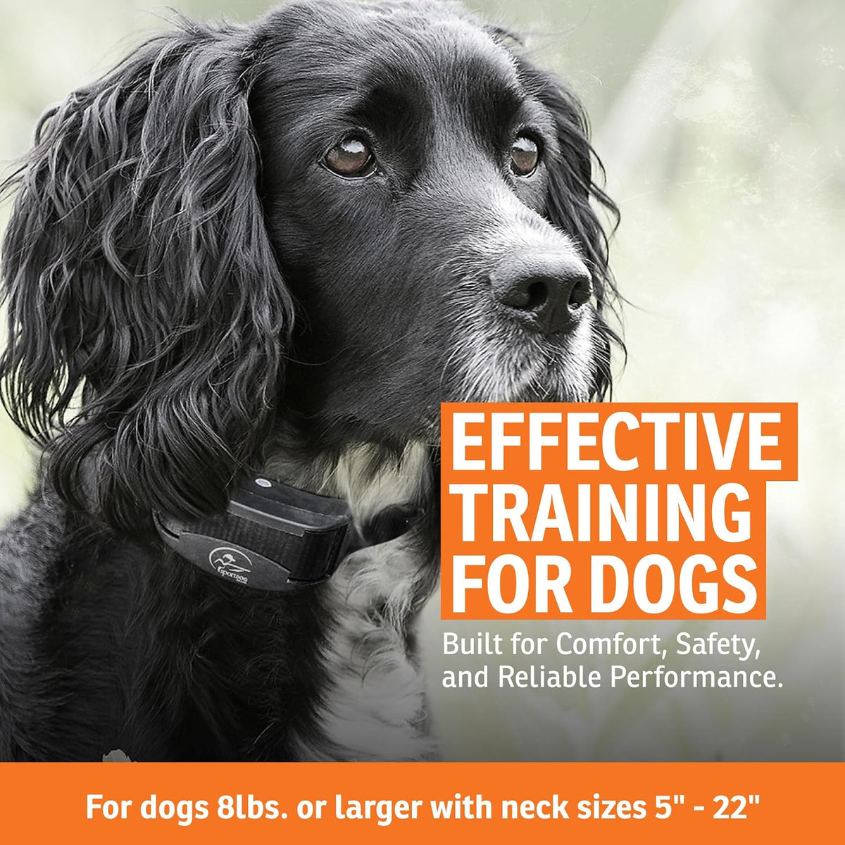 sportdog yardtrainer 100 remote dog trainer, 100-yard range, close-up detail