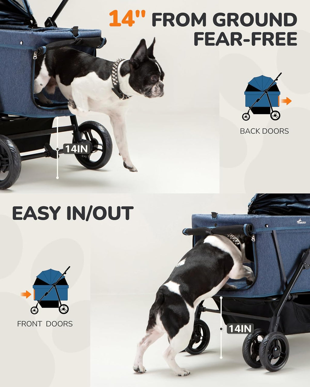 dog stroller for large & medium dogs (20–132 on a desk or shelf