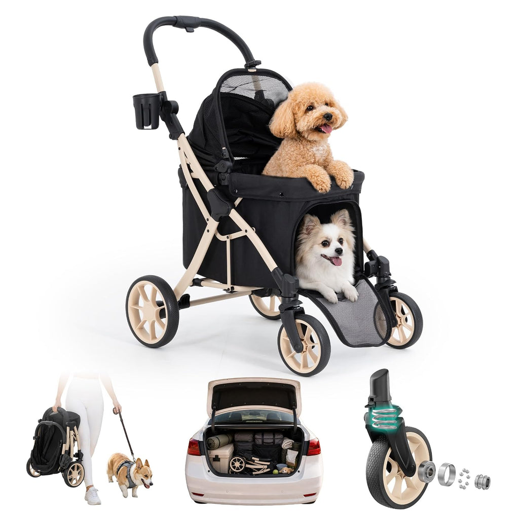 dog stroller for 1/2 small dogs & medium, main product view