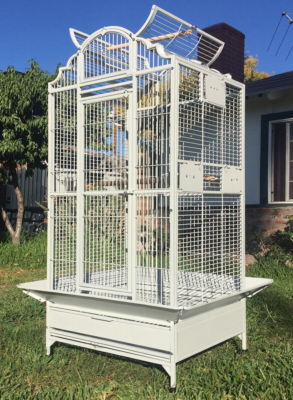 x-large elegant and durable wrought iron open/close play, main product view