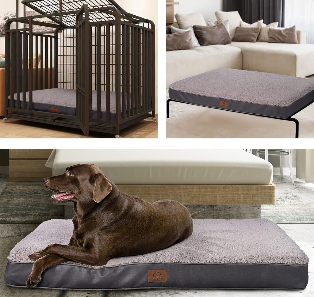 sunheir extra large orthopedic dog bed, jumbo waterproof, package contents