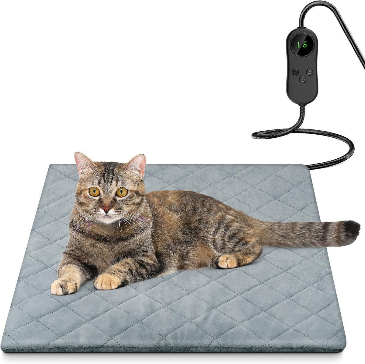 heated cat bed for pet/cats/dogs, cat heating pad, main product view