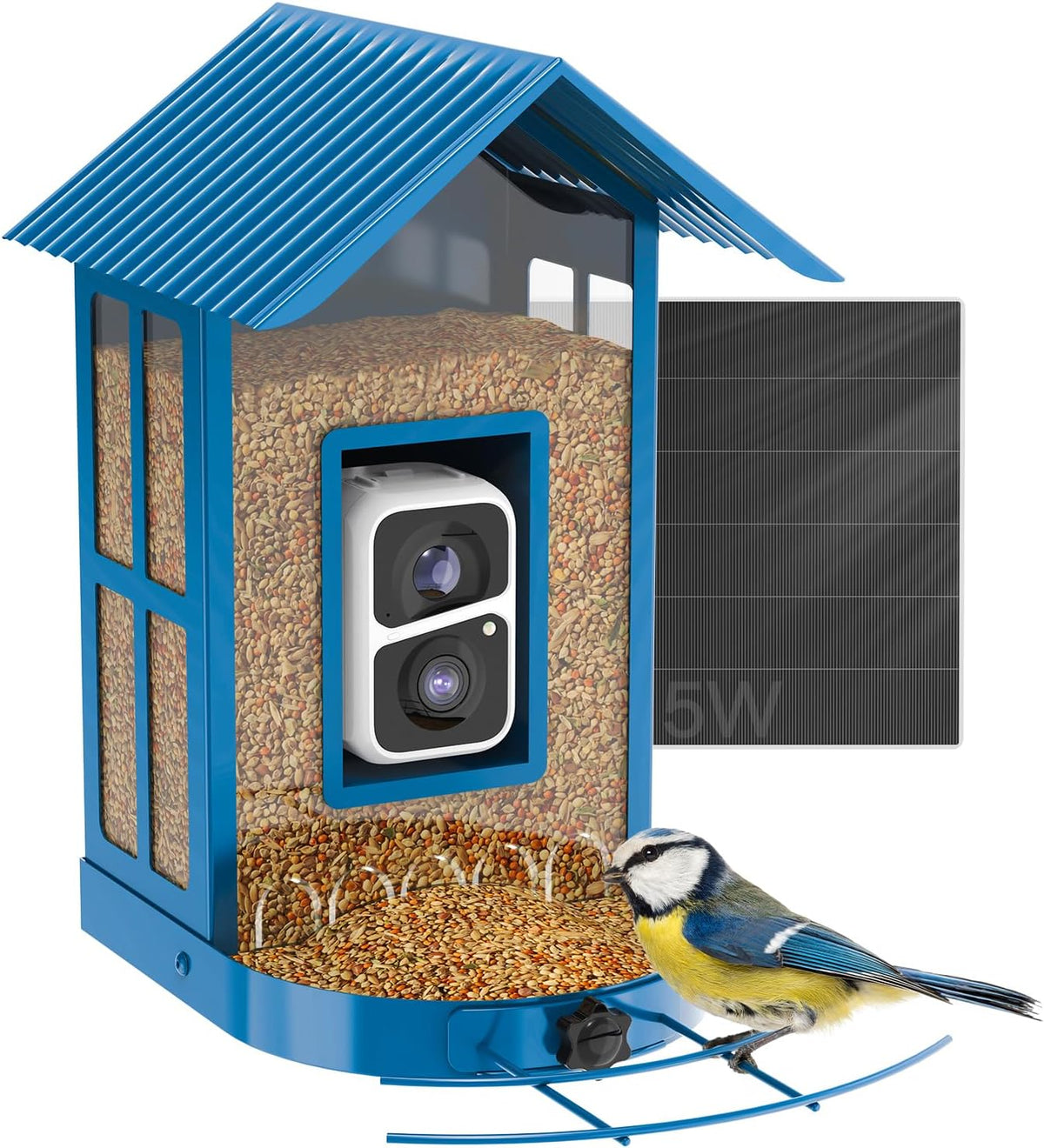 soliom bf08 smart bird feeder with camera,2.7l capacity, main product view