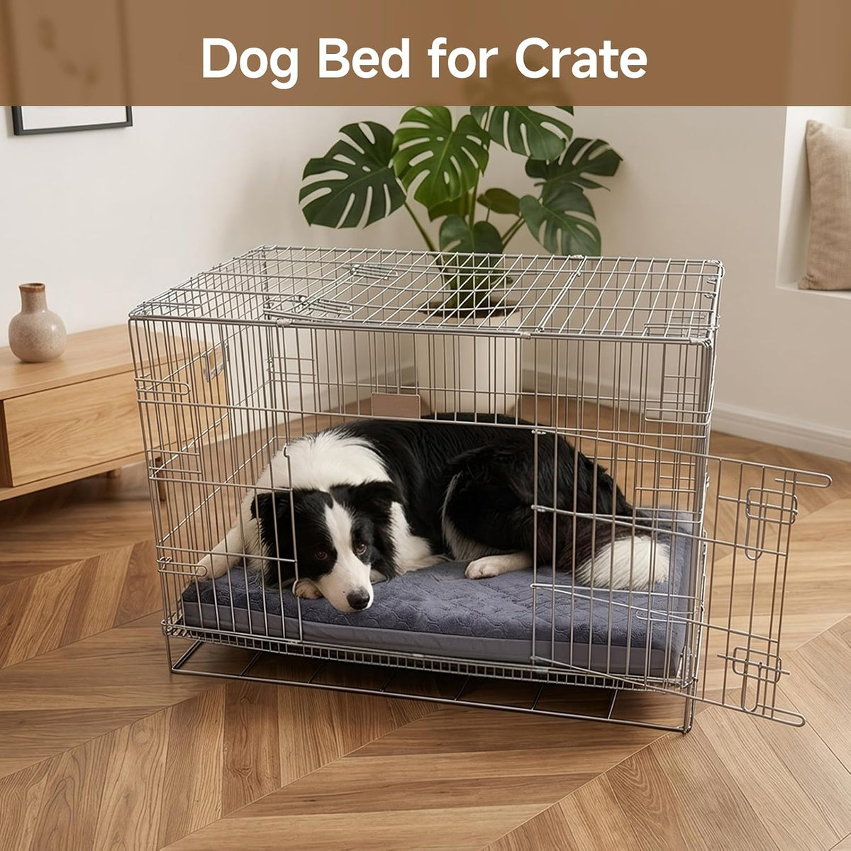 xxl dog bed, waterproof dog crate bed, extra showing dimensions