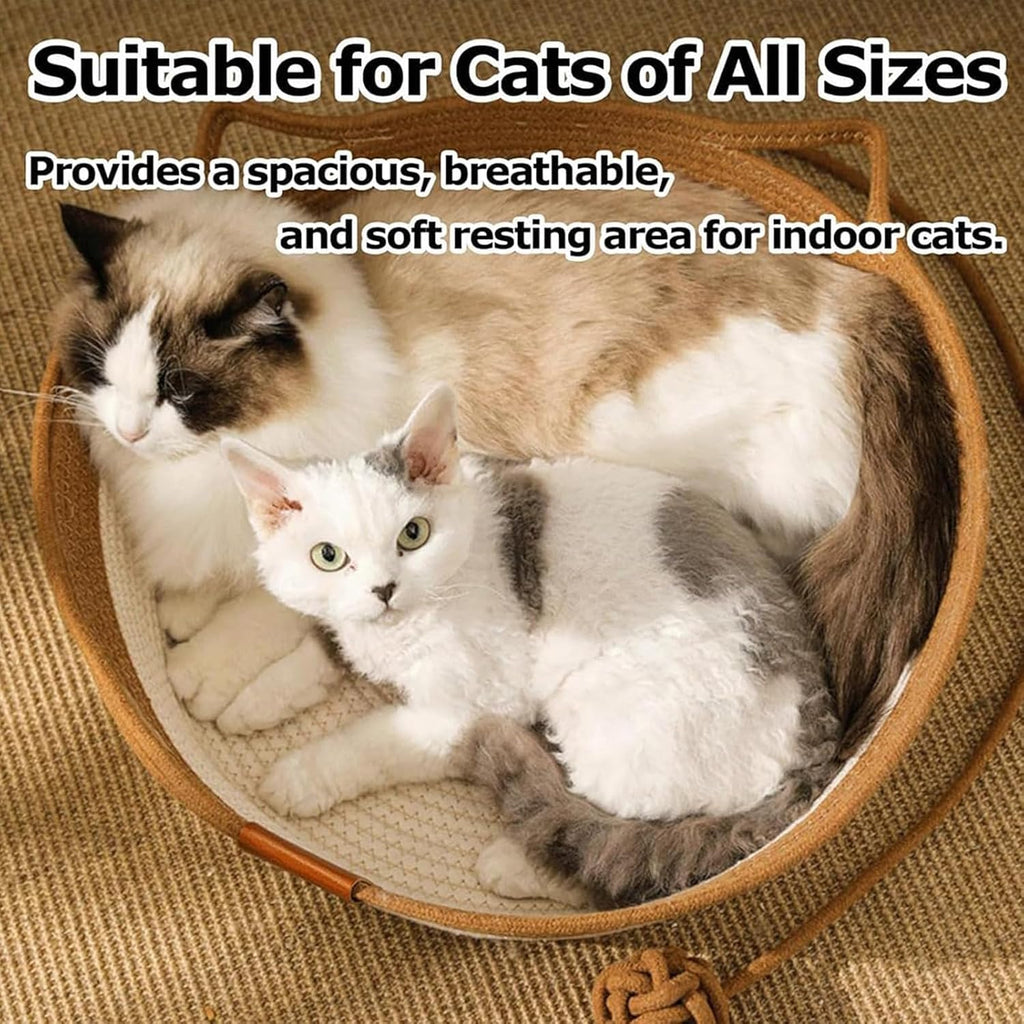 instinct basket, stimuli handwoven cat basket for cats, package contents