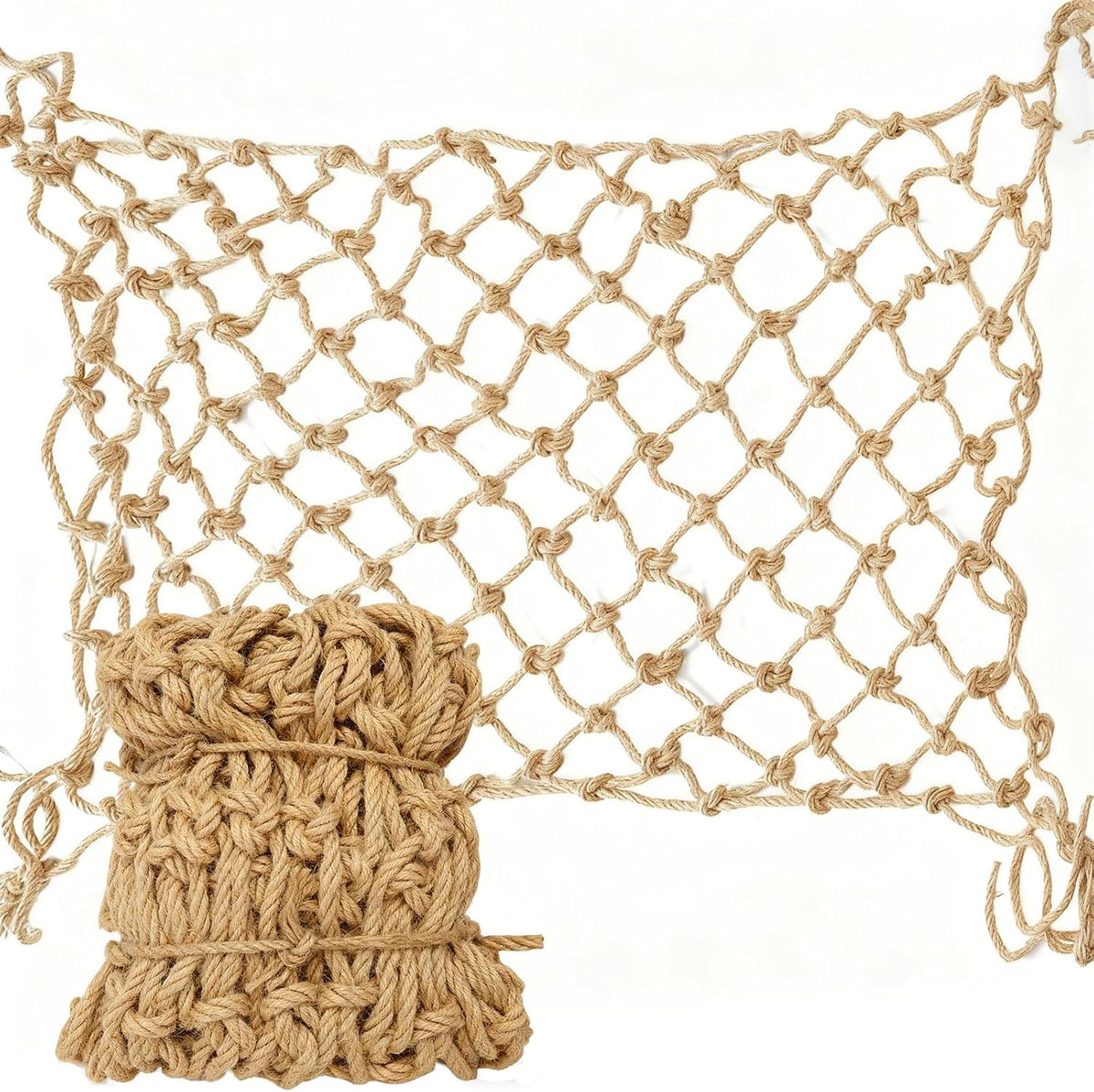 jute hemp rope net balcony safety net for, main product view