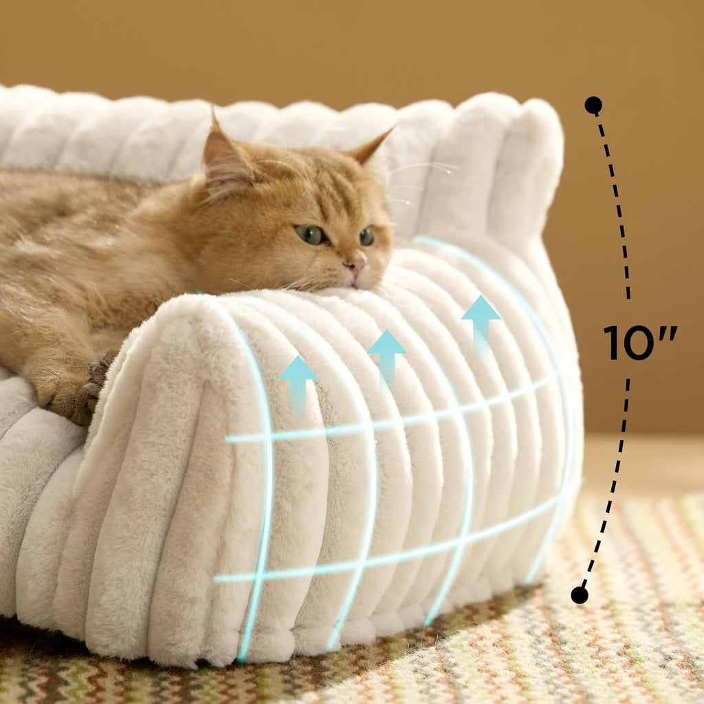 bedsure comfyfleece® shown on tv fluffy cute cat shown in use