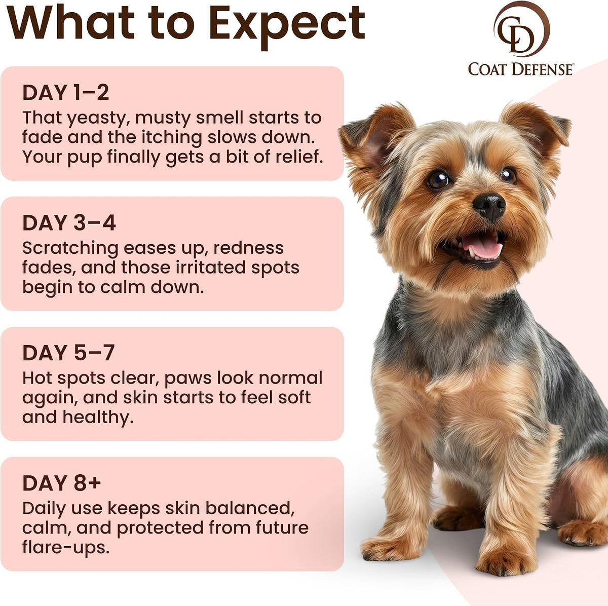 coat defense paw licker bundle | daily preventative showing dimensions
