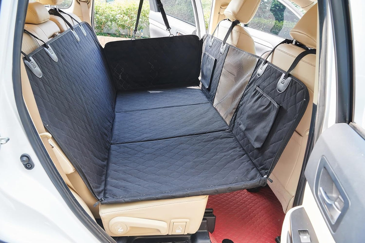 petalage dog truck seat cover for back seat, front angle view