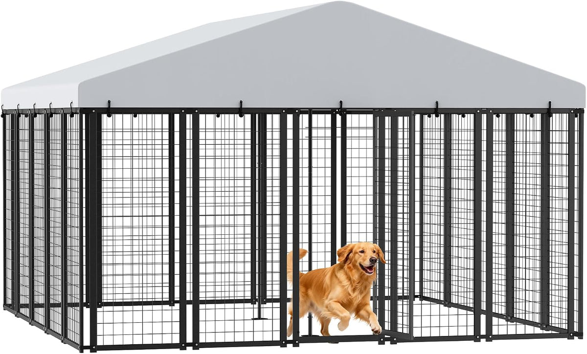 10 x 6 ft outdoor dog kennel with, main product view