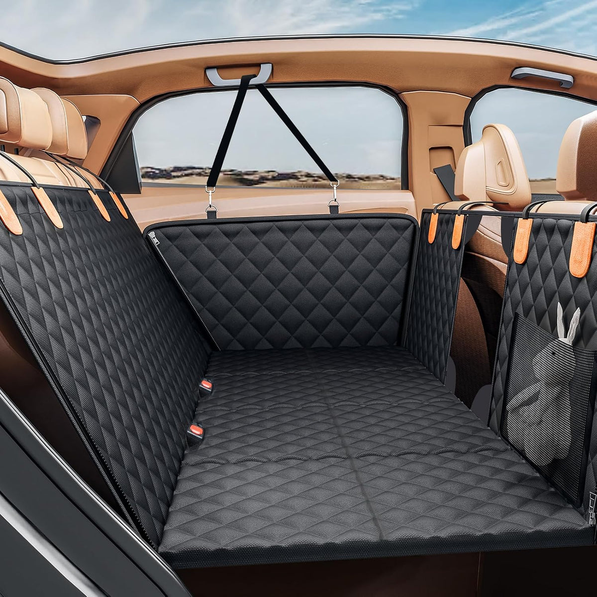 peticon dog car seat cover for back seat, main product view