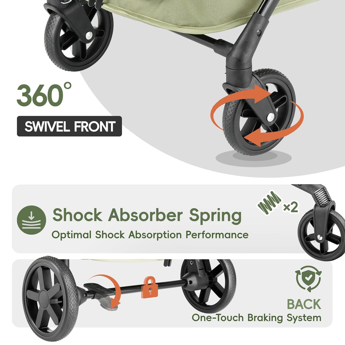 foldable pet stroller small dogs cats up to, close-up detail