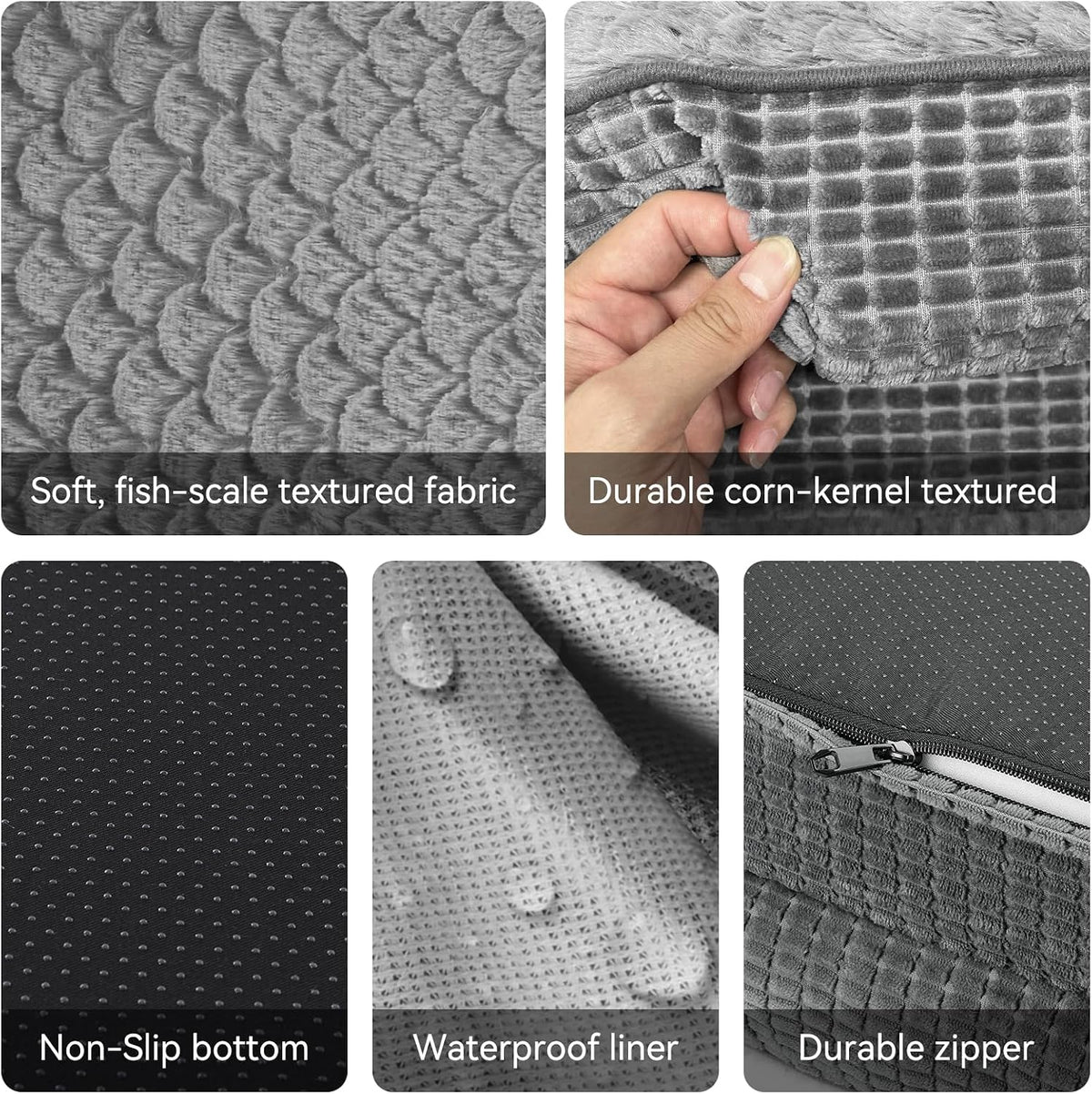 joejoy xl orthopedic dog bed for large dogs showing dimensions