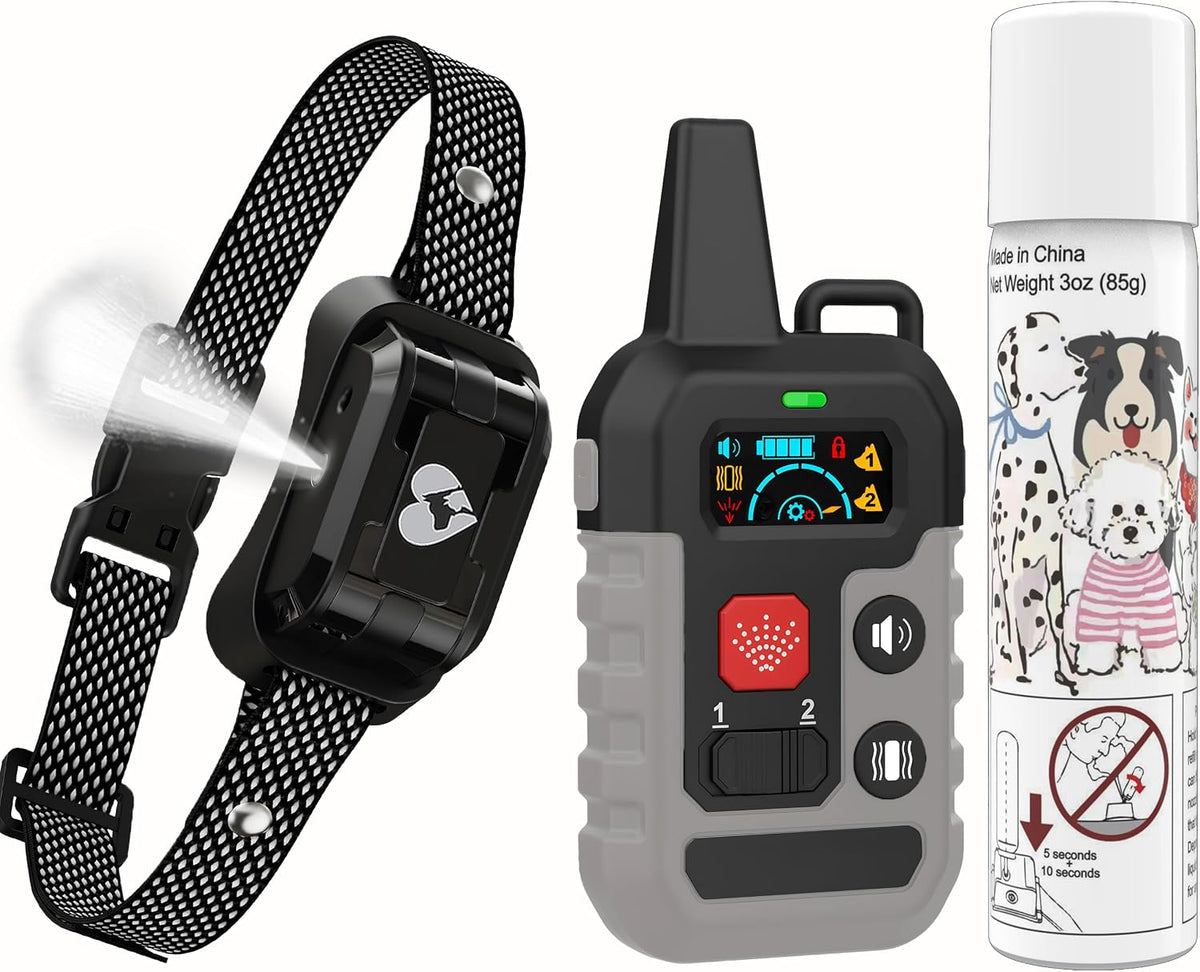 citronella dog training collar with remote【only work with, main product view