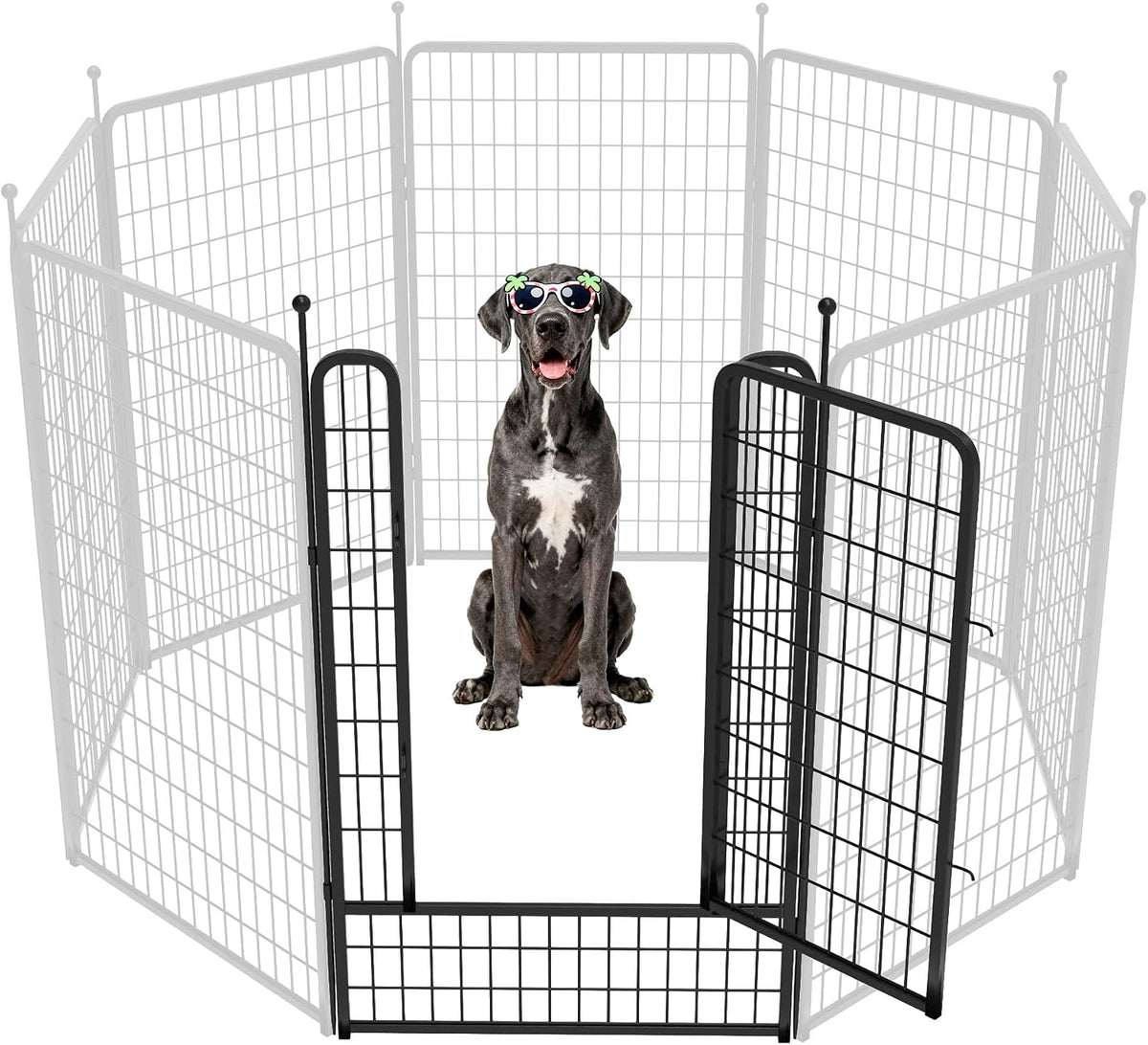 fxw add-on gate panel for outdoor dog playpen, main product view
