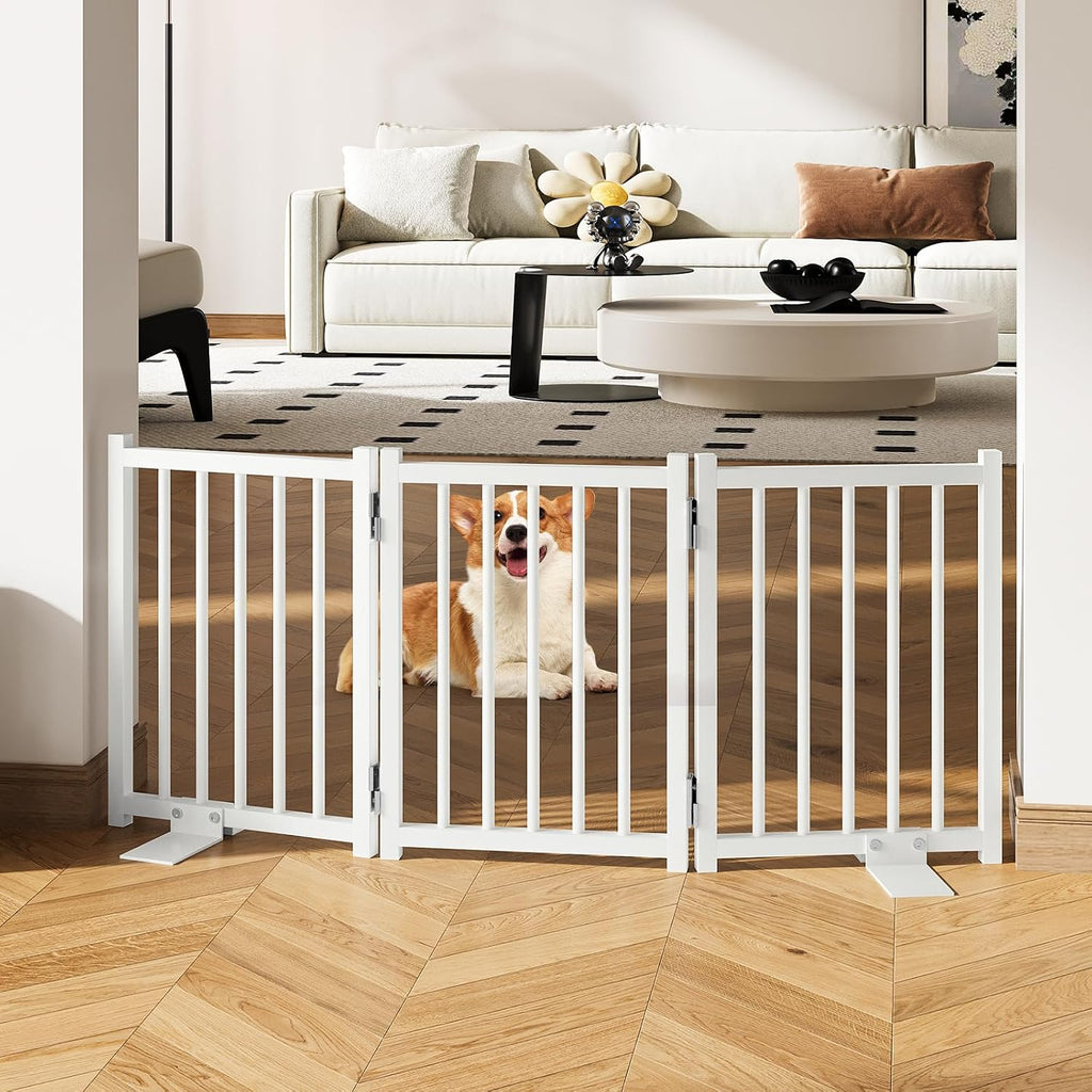 snughome short dog gate indoor, 16" high freestanding, main product view