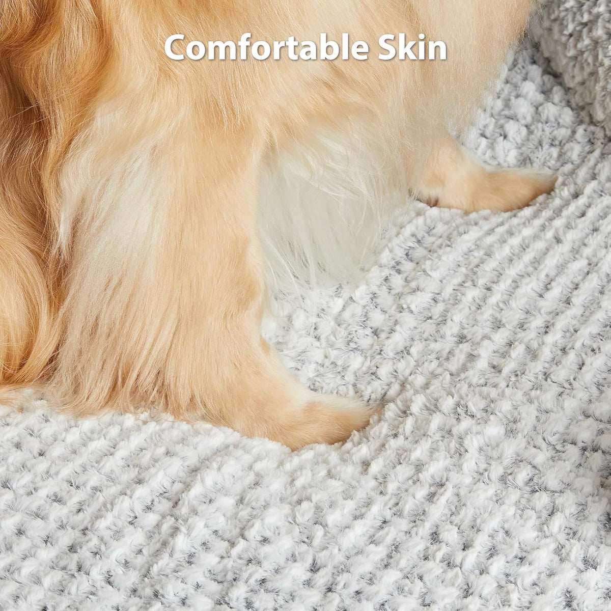 lextro washable orthopedic dog bed, waterproof couch for on a desk or shelf
