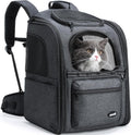 pecute ergonomic cat backpack, 30% effort-saving breathable pet, main product view