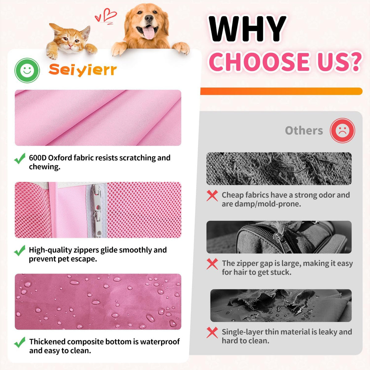seiyierr dog playpen, portable pet playpen, puppy playpen, close-up detail