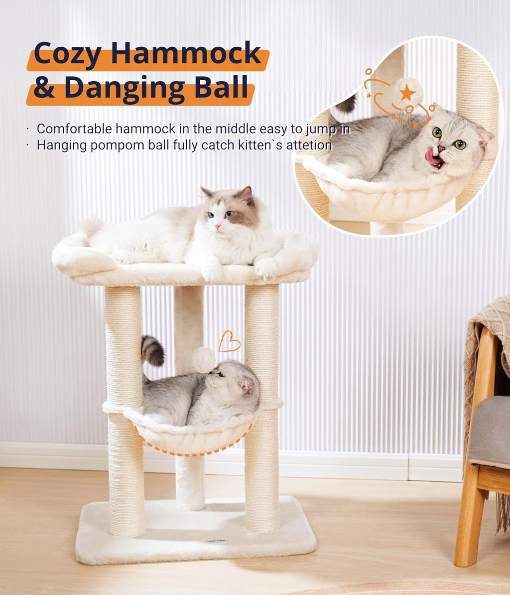 happi n pets cat tree, cat scratching posts, package contents