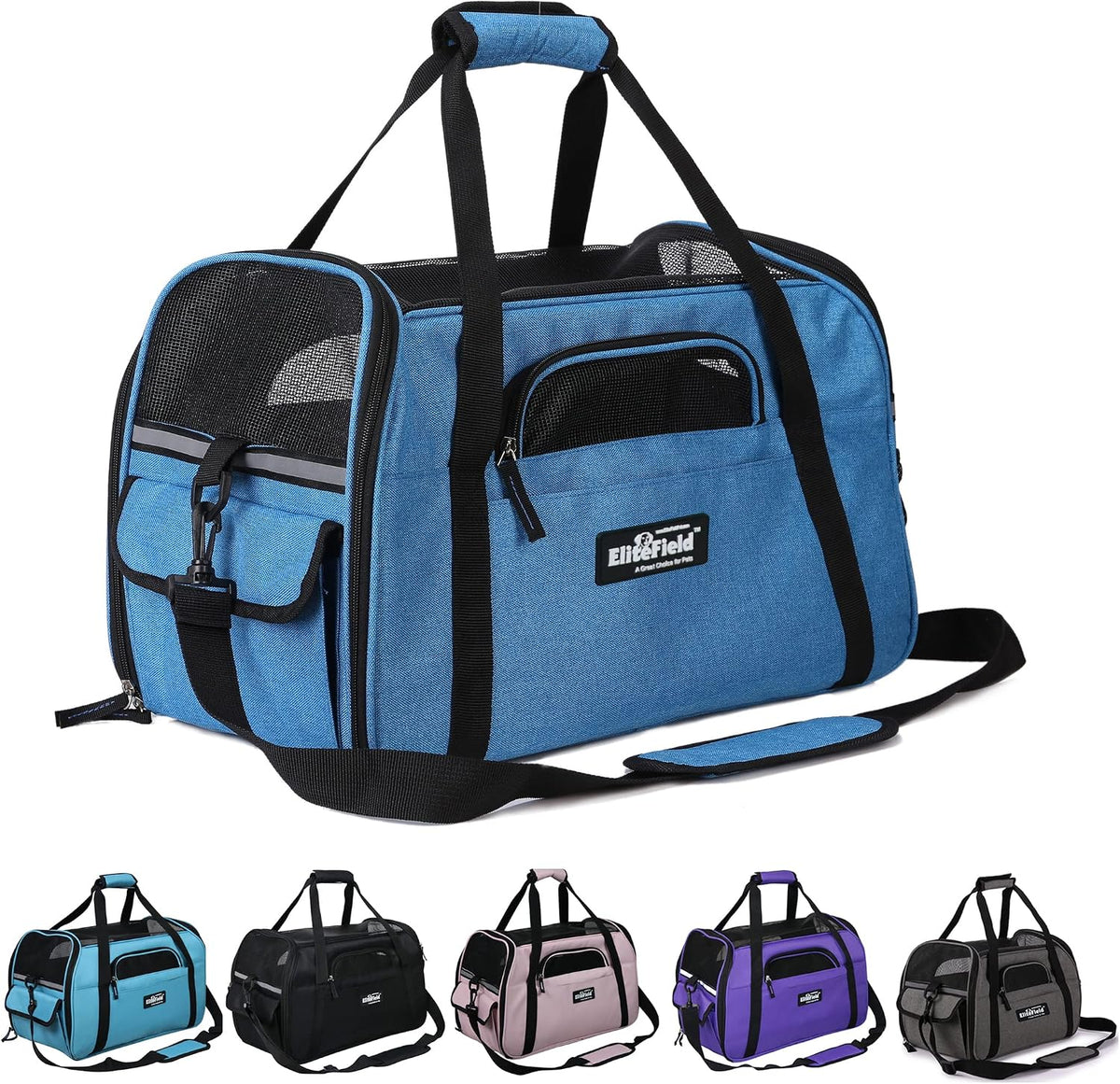 elitefield soft-sided pet carrier for cats & small, main product view