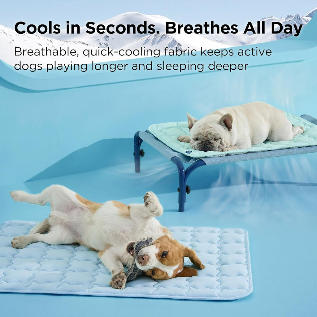 bedsure arcticmax™ cooling mat for large dogs,q-max>0.5 chill, close-up detail