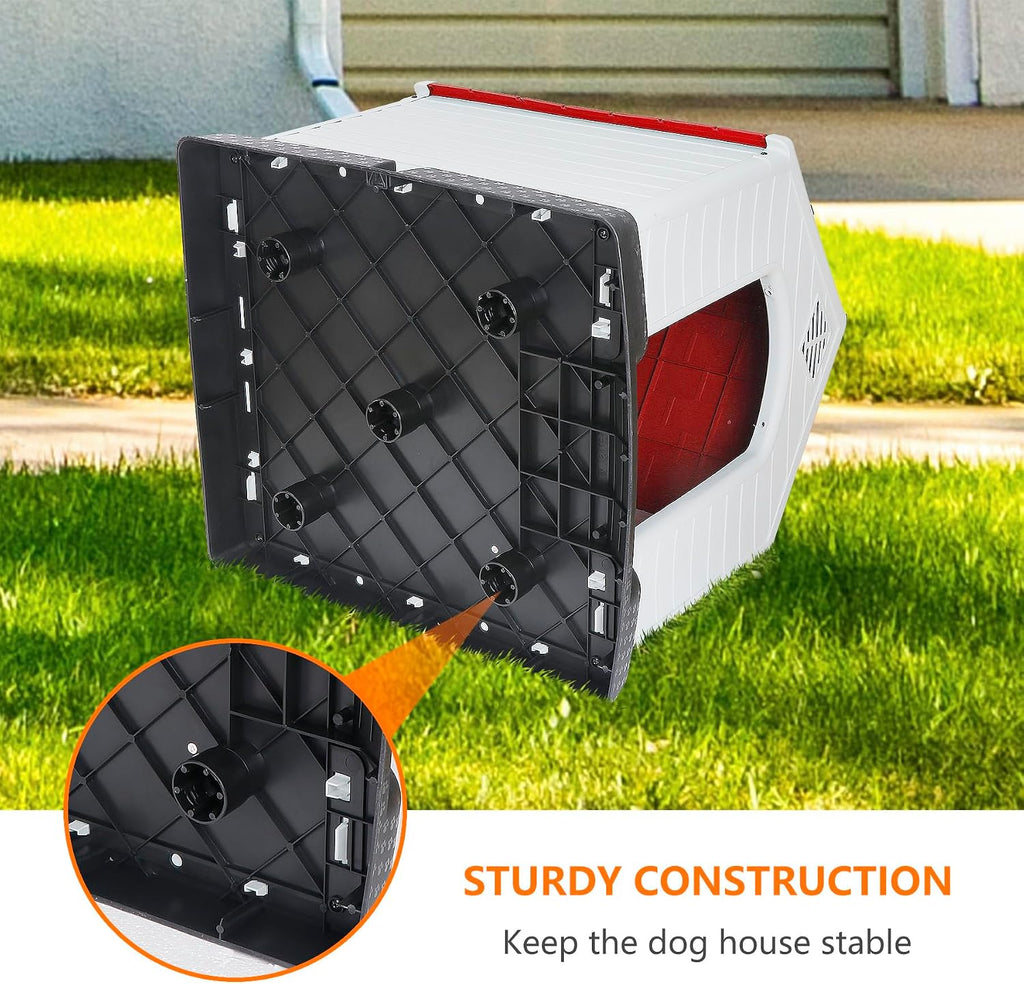 zeny plastic dog house - waterproof dog kennel, view 9
