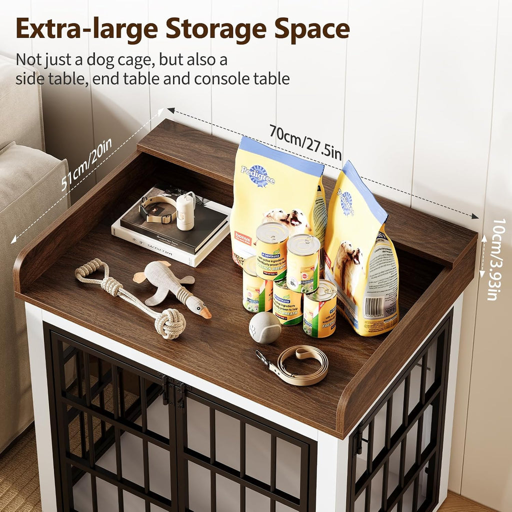 dog crates for small dogs - 27.5" furniture, close-up detail