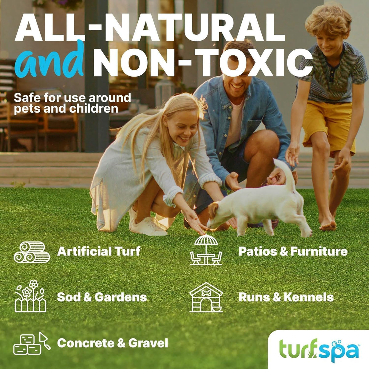 artificial grass odor eliminator, pet urine cleaner, 2, side view