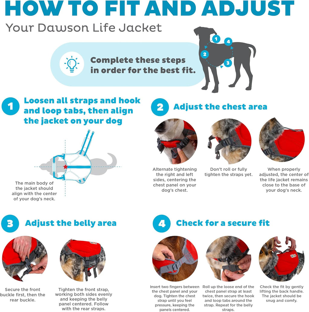 outward hound dawson swim dog life jacket, life, close-up detail