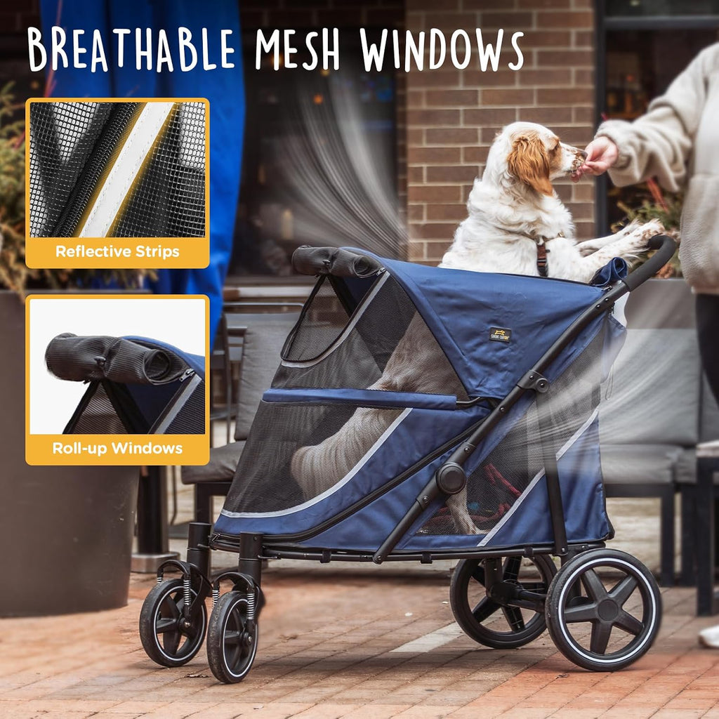 canine canyon all-terrain pet stroller for large &, package contents