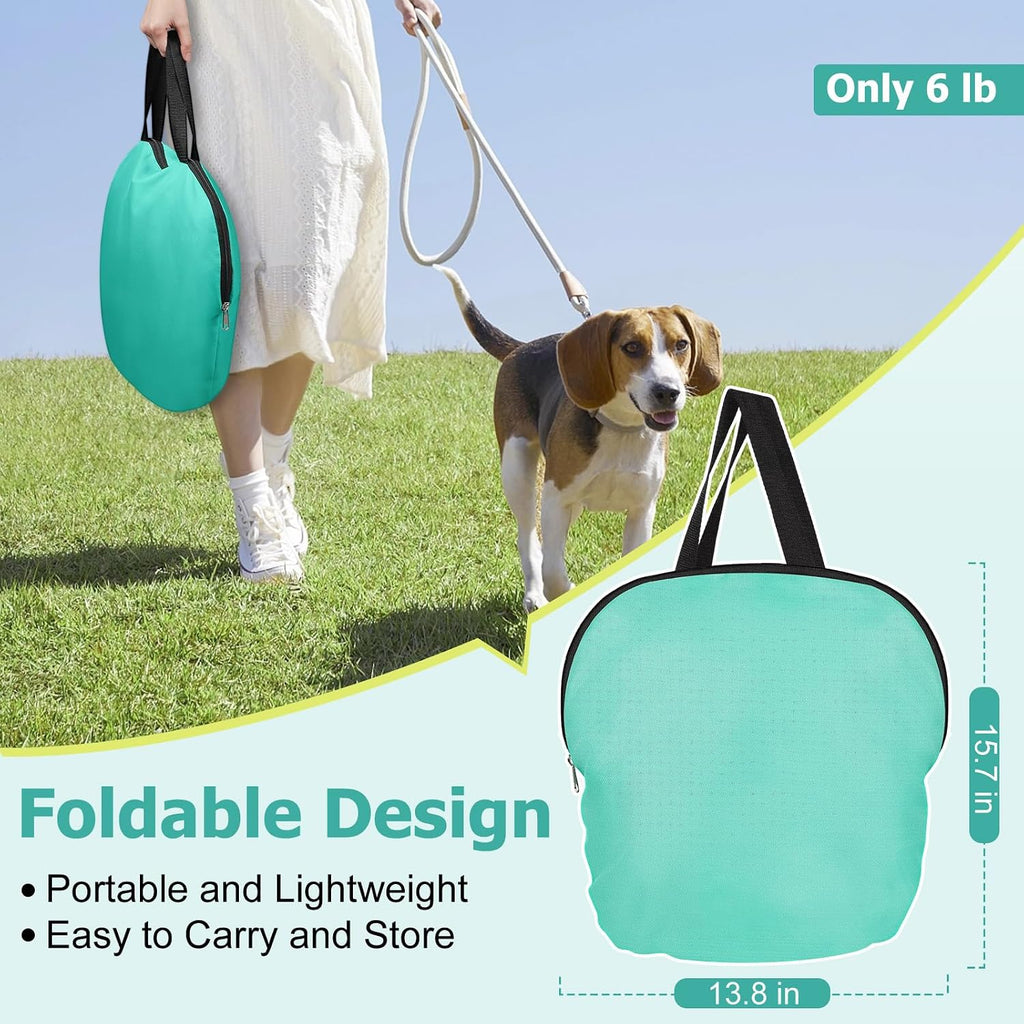cat playpen, portable pet dog playpen, foldable kitten, front angle view