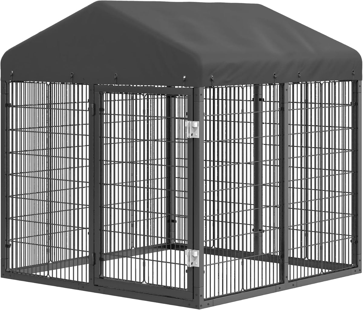 large outdoor dog enclosure,heavy duty dog cage with showing dimensions